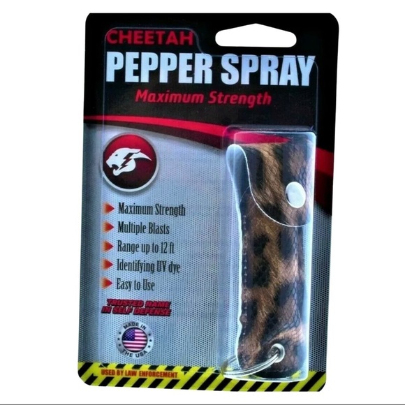 Accessories Cheetah Maximum Strength Pepper Spray Keychain Poshmark